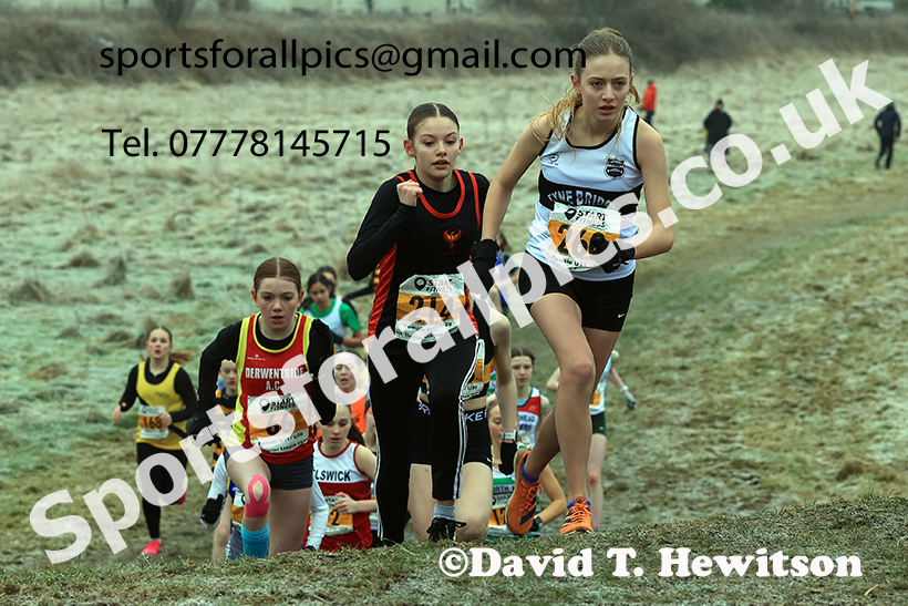 Girls under-15s 2025 Start Fitness NEHL, Wrekenton, Gateshead. Photo: David T. Hewitson/Sports for All Pics